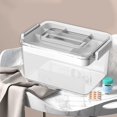 thumbnail image 1 of Feltree Multi-Layer Drug Box Family Fitting Household Large Capacity Drug Box Medication Organizer Drug Storage Box, 1 of 8