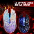 thumbnail image 2 of 6D Optical Wired Gaming Mouse Game-level Optical Engine Colorful Breathing Light 4-gear Adjustable DPI Ergonomic, 2 of 8