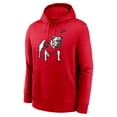 thumbnail image 2 of Men's Nike Red Georgia Bulldogs Legacy Logo Club Fleece Pullover Hoodie, 2 of 3