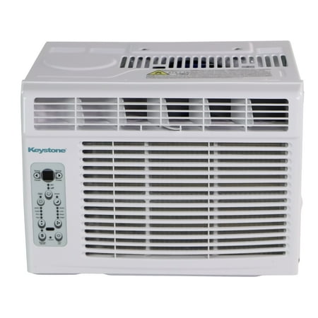 Keystone 6,000 BTU 115-V 250 Sq. Ft. Window Air Conditioner, White, KSTAW06CE