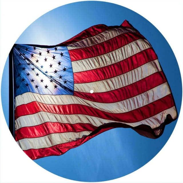 Slipmat Slip Mat Scratch Pad Felt for any 12" LP DJ Vinyl Turntable Record Player Custom Graphical - Flag US Patriot 3