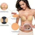 thumbnail image 4 of Wingslove Women's Reusable Strapless Self Silicone Push-up Invisible Sticky Bra, 4 of 6