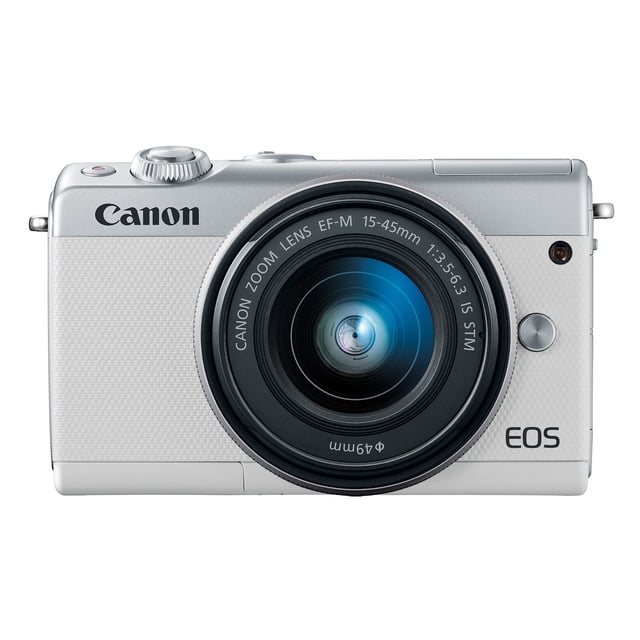 Canon EOS M100 Mirrorless Camera w/ 15-45mm Lens Wi-Fi, Bluetooth, and NFC Enabl