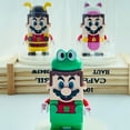 thumbnail image 4 of Bloques de construcción de modelos Super Mario Brother, figuras de acción, juego de aventuras de anime, juguete para niños, regalo compatible con 71369, 4 of 5