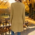 thumbnail image 5 of Plebaso Womens Long Cardigan Casual Open Front Long Sleeve Loose Lightweight Jacket Outwear with Pockets, 5 of 7