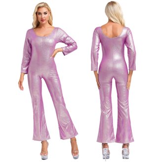 Année 80 Fun Shack Pantalon Hippie Femme, Vêtement Années 60, Déguisement Costume Années 70 Carnaval Halloween