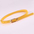 thumbnail image 1 of Multicolor Decorative Dress with Sweater Belt Women's All-match Pin Buckle PU Small Belt Style Belt, 1 of 6