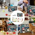 thumbnail image 1 of Cat Advent Calendar Toy Set Interactive Countdown Kit with Assorted Surprises for Indoor and Cattery Enrichment Activities, 1 of 6