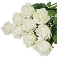 thumbnail image 4 of Artificial Rose Flannel Artificial Flowers Real-like Wedding Home Decor, 4 of 8