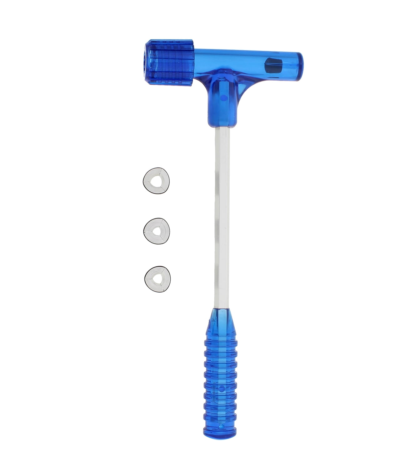New Blue Color Impact Bullet Puller Hammer Tool w/ 3 Expandable Collets 