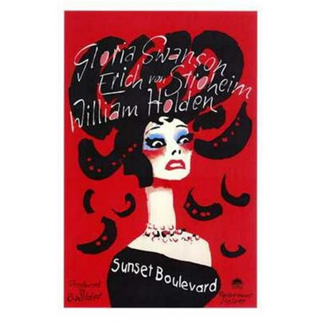 Pop Culture Graphics MOV170482 Sunset Boulevard Movie Poster, 11 x 17