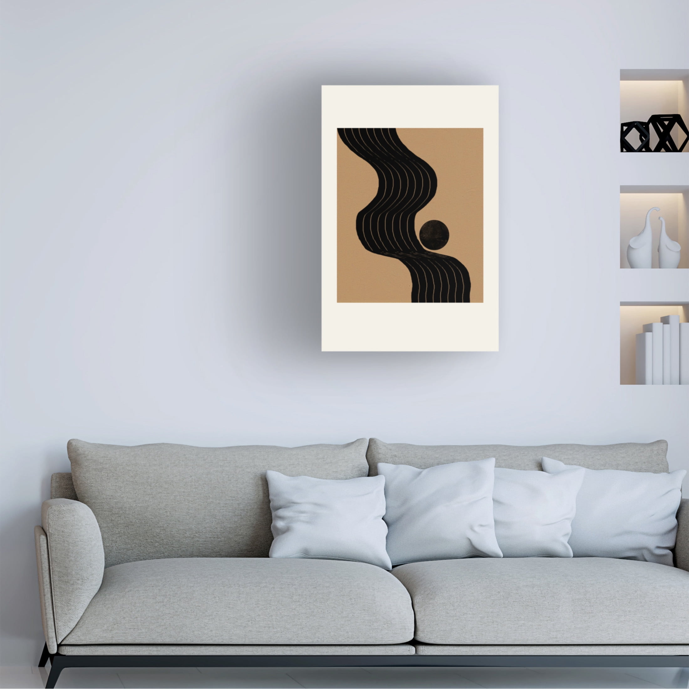 Trademark Fine Art THE MIUUS STUDIO Composition I Canvas Wall Art