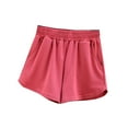 thumbnail image 2 of aidice Womens Shorts Cotton Shorts for Women Elastic Waisted Shortsfor Women Casual Summer Fashion Shorts, 2 of 4