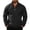 Black, variant on Men's Waterproof Golf Windbreaker Active Shell Jacket Stand Collar Full Zip Windproof Outerwear Coat with Zip Pockets for Daily Wear Travel, Dark Gray, XL