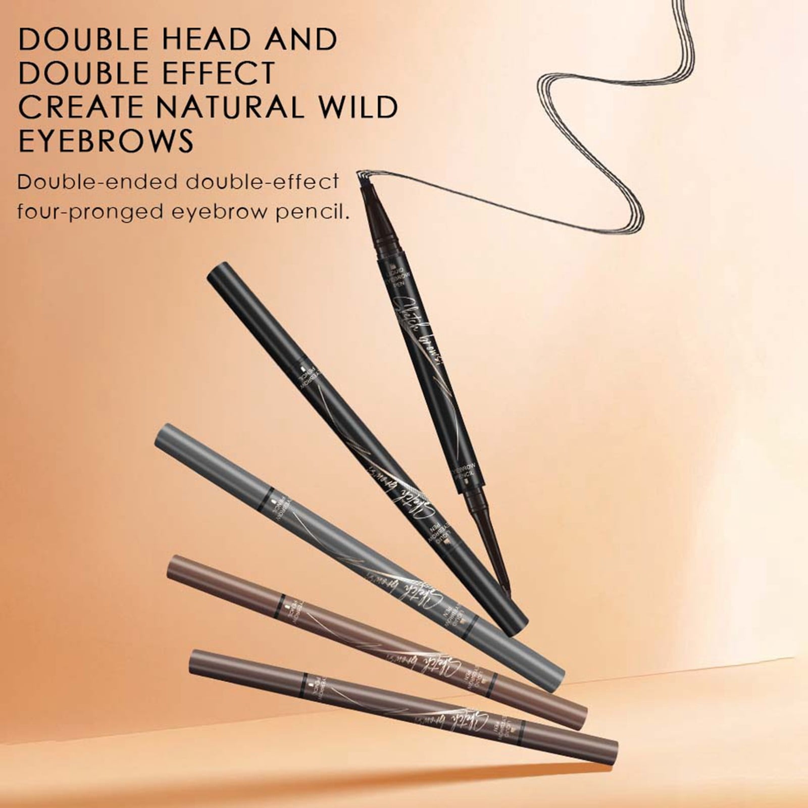 Eye Brow Brush And Pencil Eyebrow Wax Sticks round Brow Gel Tinted Wax for Eyebrows Melt Eyebrow Color for Eyebrow Makeup Dark New Brow Busy Brows Tinted Brow Gel Eyebrow for Women Japan Rose Brow