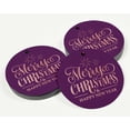 thumbnail image 3 of Inkdotpot Real Rose Gold Foil Merry Christmas & Happy New Year Text Tags Favor Hang Paper Tags 50 Pieces, 3 of 7