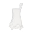 thumbnail image 6 of IROINNID Cocktail Dress for Women Wedding Guest Summer One Shoulder Ruffled Dress With And Hip Wrap Dress Cocktail Dress,White, 6 of 8
