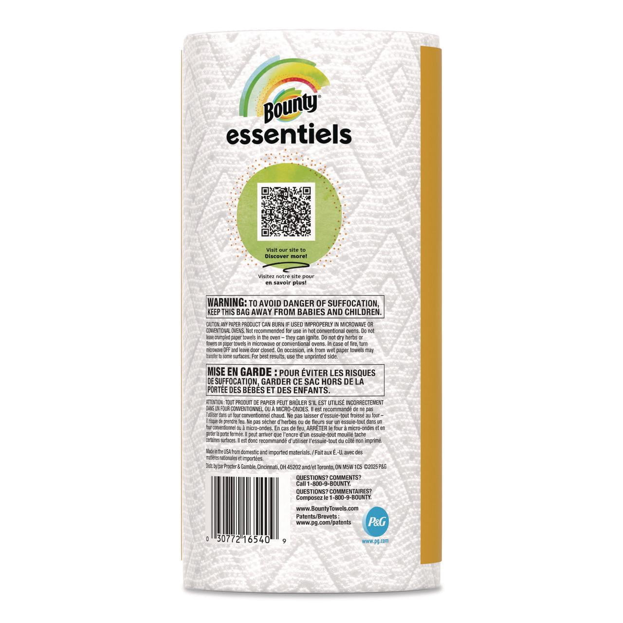 Essentials Select-A-Size Kitchen Roll Paper Towels 2-Ply 108 Sheets/Roll 24 Rolls/Carton