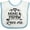 White and Blue, variant on Inktastic Mimi and Papaw Love Me Boys or Girls Baby Bib