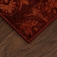 Mainstays Transitional Medallion Block Red Print Indoor Area Rug, 5' x