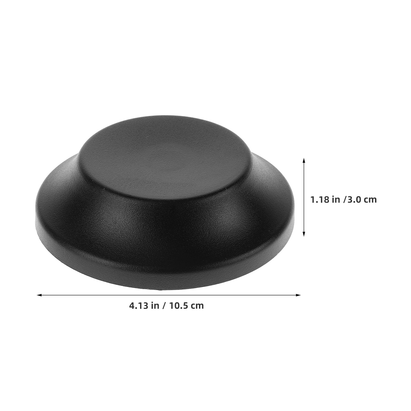 OUNONA 3-Pack Universal Black Plastic Replacement Tips for Patio Umbrella Stands, and Easy to Install
