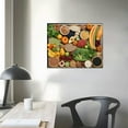 thumbnail image 3 of Nawypu Food Canvas Print Kitchen Wall Decor Healthy Food And Spices Restaurant Decor Cereals Nuts Seeds Fruit Vegetables Canvas Poster Decorative Painting Canvas Wall Art Living Room Poster, 3 of 4