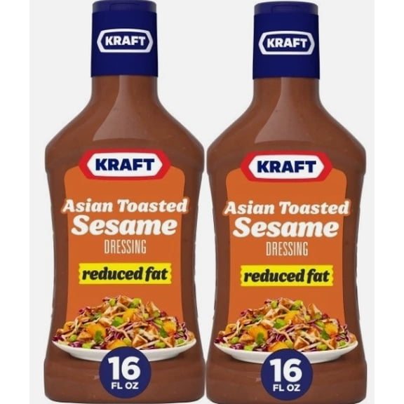 Reduced Fat Asian Toasted Sesame Dressing, 2 Bottles, 16 oz