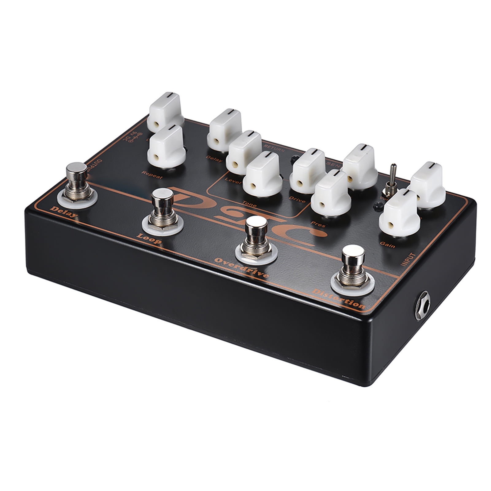 overdrive effect pedal Pedal MOSKYAudio DTC 4-in-1 Electric Guitar Effects Pedal Distortion + Overdrive + Loop + Delay