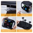 thumbnail image 4 of Rectangle Plastic Minifigures Display Cases Dustproof Dolls Display Boxes with Magnetic Lids for Models Toys Action Figures Black Rectangle: 24x15.5~16x18cm, 4 of 6