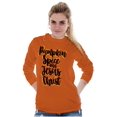 thumbnail image 3 of Fall Pumpkin Spice and Jesus Christ Women's Long Sleeve T Shirt Brisco Brands 4X, 3 of 6