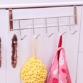thumbnail image 4 of 5 Hooks Door Back Kitchen Cabinet Draw Door Hanger Clothes Towel Spoons Rack, 4 of 9