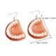 thumbnail image 5 of Euramerican Divertido Alternativa Personalidad Pendientes Acrílico Dientes Punk Herramientas de corte Encías Colgante, 5 of 8
