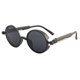thumbnail image 2 of Gafas de sol góticas clásicas Steampunk de diseñador de marca de lujo de alta calidad para hombres y mujeres, gafas de sol con montura de Pc redonda Retro Dengxun unisex, 2 of 2