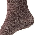 thumbnail image 3 of 7 Pairs Womens Winter Casual Wool Blend Thick Knit Thermal Warm Crew Cozy Boot Socks Size 5-10, 3 of 4