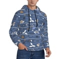 thumbnail image 2 of Haiem Underwater World Animals Patterned Men's Hoodie with Kangaroo Pocket - Ideal Pullover Sweatshirt for Daily Wear, Travel, and Home-4X-Large, 2 of 7
