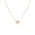 thumbnail image 2 of Kendra Scott Ari Heart Gold Pendant Necklace in Rose Quartz, 2 of 2