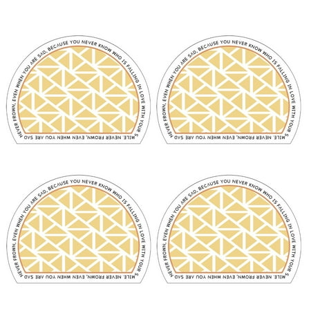 

Yajoied Placemats washable non-slip PVC heat-resistant placemats