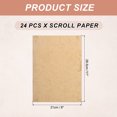 thumbnail image 2 of Uxcell 48 Packs Vintage Cotton Paper Printer Paper Warm Orange Yellow-8 x 11", 2 of 6