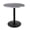 Black/Greystone, variant on Indoor/Outdoor 36" Tall OD214 Black Table Base with 22" Diameter Foot and 30" Diameter Indoor/Outdoor Greystone Top by the Holland Bar Stool Co.