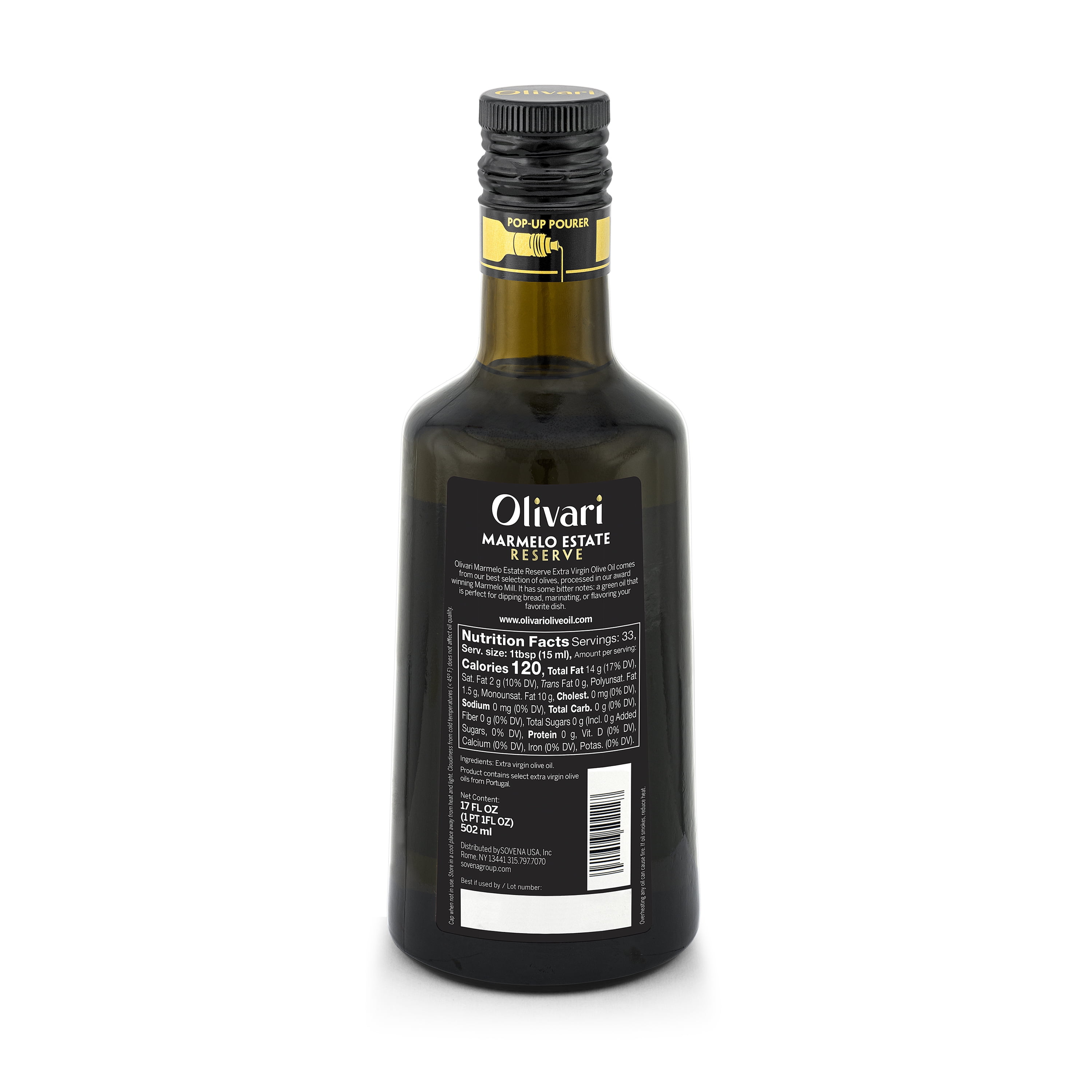 Olivari Marmelo Estate Reserve Extra Virgin Olive Oil, 17 fl oz Glass Bottle