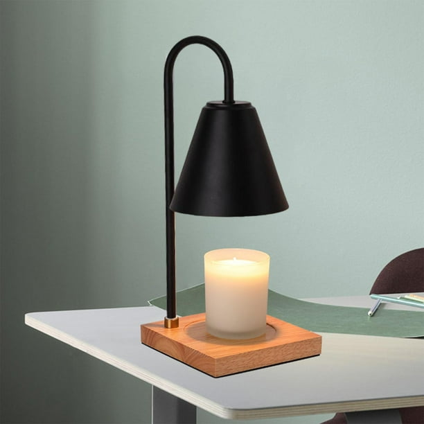 AMLESO Modern Electric Scented Candles Warmer Burner Melting Lamp Candle Holder Black