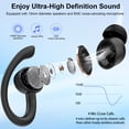 thumbnail image 2 of Wireless Earbuds, Bluetooth 5.4 Headphones Sport with 60H Playtime, Wireless ear buds with Deep Bass, Over Earhooks 4 ENC Noise Cancelling Mic, Earphones IP7 Waterproof, LED Display for Running/Gym, 2 of 7