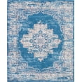 thumbnail image 2 of Eclectic Essentials Persian Bordered Blue Area Rug, 2 of 2