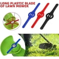 thumbnail image 4 of Plastic Edger Blade,10 Pcs,replace For Cordless Grass Trimmer Tool Setblack, 4 of 5
