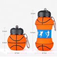 thumbnail image 2 of Foldable Silicone Water Bottle, Kid Friendly Kids Water Bottle With Ca, 2 of 5