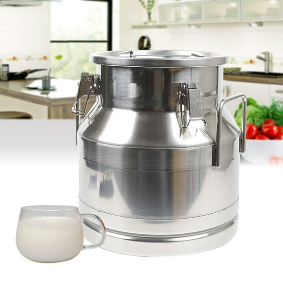 3 Gallon Stainless Steel Milk Can 12L Wine Bucket Barrel Liquid Storage Container Heavy