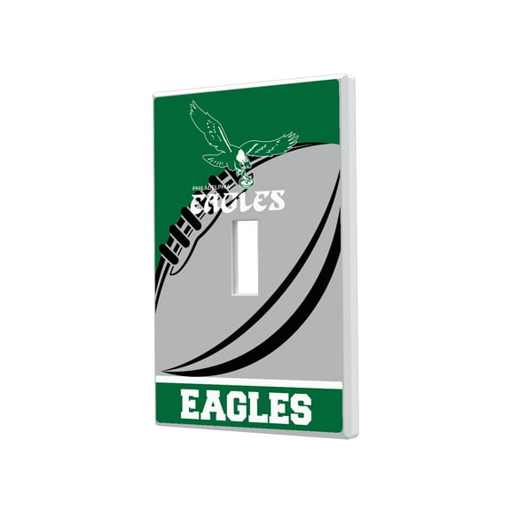 Philadelphia Eagles Passtime Design Single Toggle Lightswitch Plate