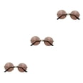 thumbnail image 4 of Gafas de sol Vogacara Estilo Marco de metal dorado rosa, 4 of 6