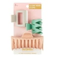 thumbnail image 2 of (2 pack) Scunci Jaw Hair Clips, Assorted Colors and Sizes, 3-Pieces, 2 of 5
