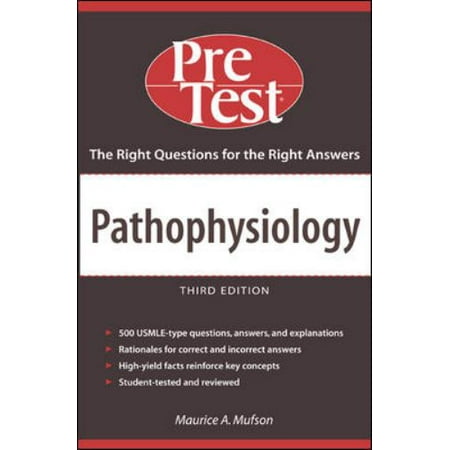 Pathophysiology: PreTest Self-Assessment & Review, Third Edition, Used [Paperback]